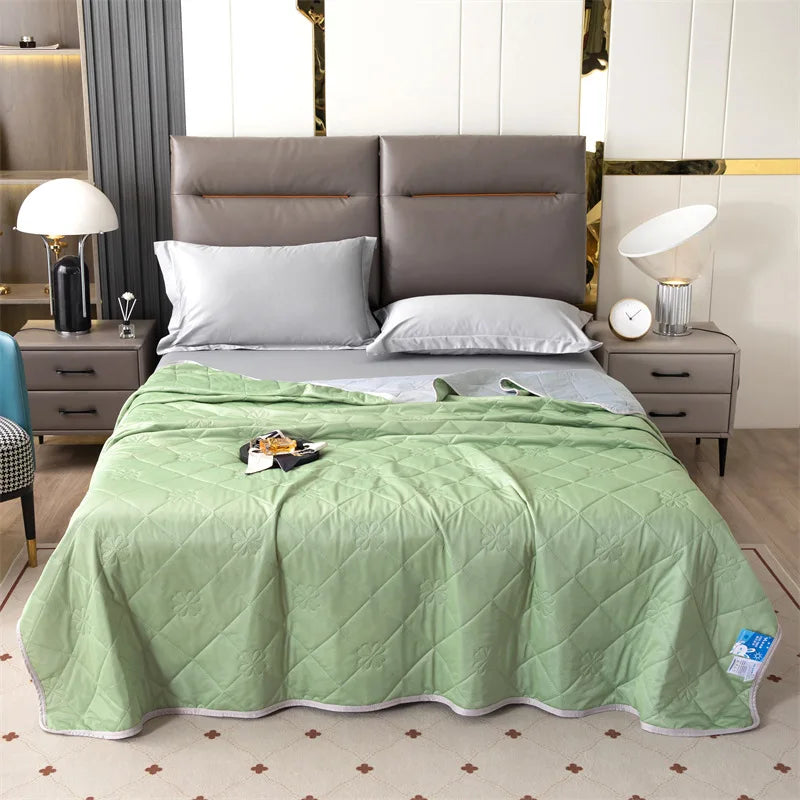 Summer Blanket, Cooling Blanket Self Cooling Blanket, Lightweight Thin Summer Blanket Double Sided, Cooling Blanket for Bed Sofa