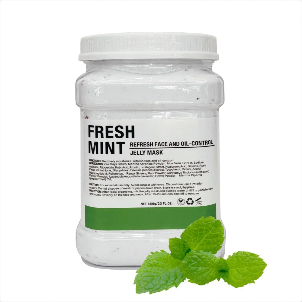 500g/650g Milk Seaweed Jelly Mask Powder Small Particles Marine Algae Moisturizing Mask Mud Softening Skin Improving Roughness