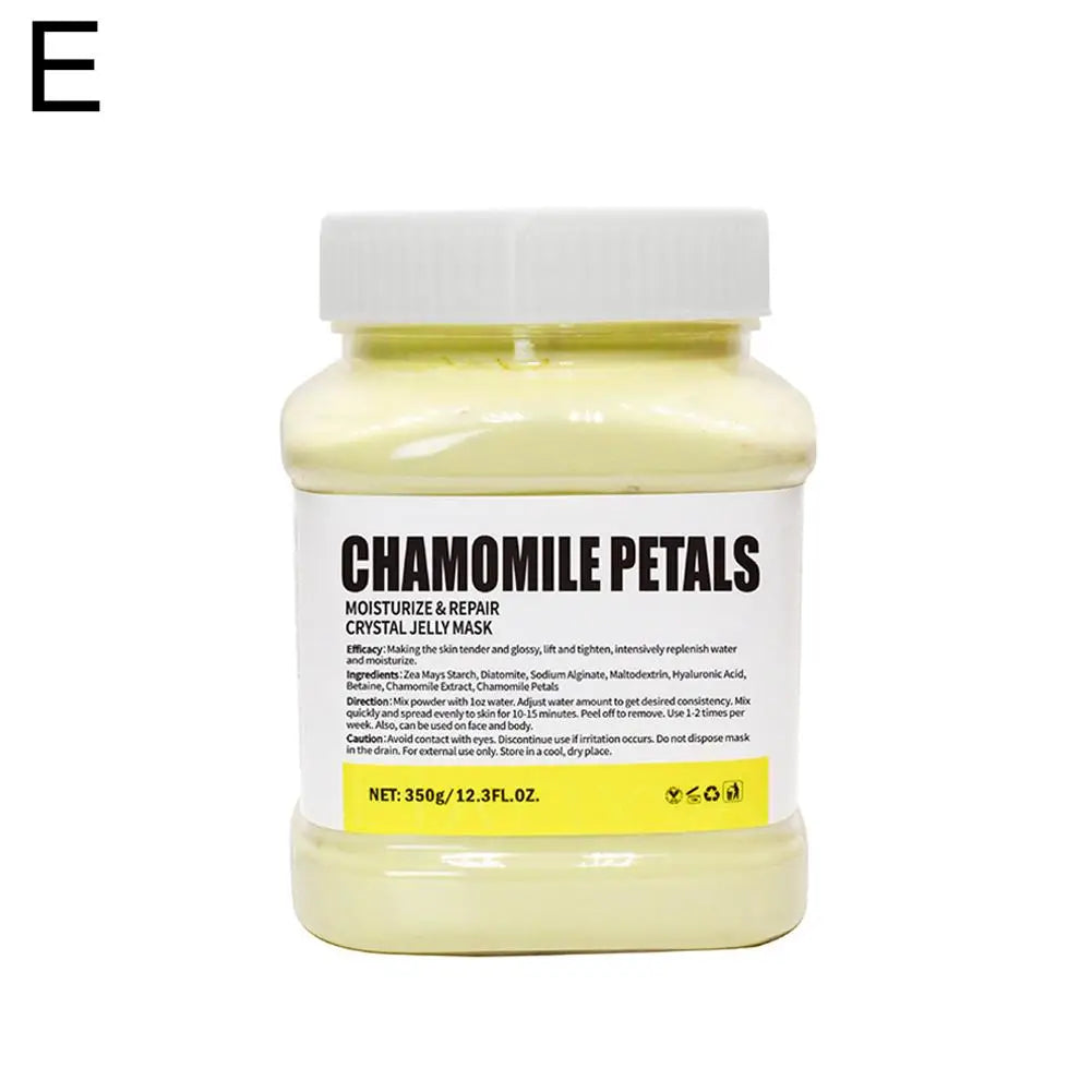 Rose Jelly Face Mask Hydrating Hydro Gel Peel-Off Mask for Nourished Glowing Skin with Smoothing Effect Powder-to-Gel Formula