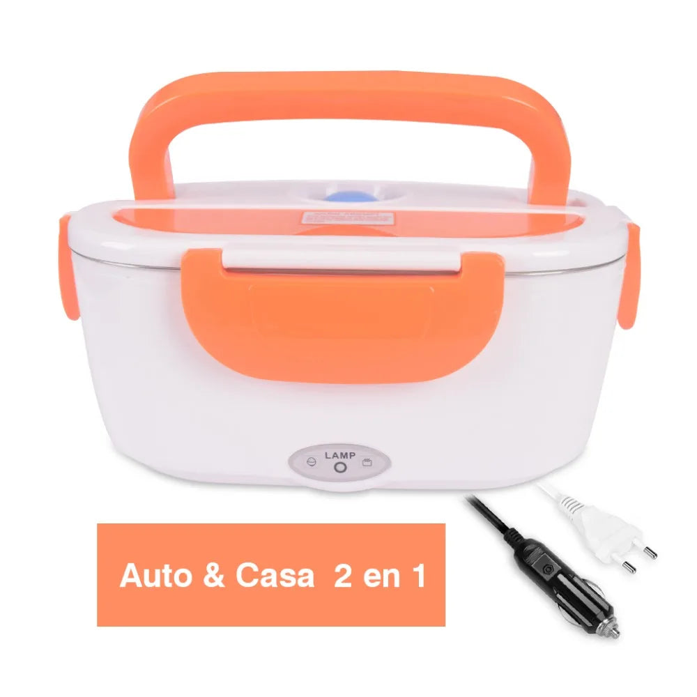 3-in-1 Electric Lunch Box Warmer - Fast Heating 12V/24V/110V Portable Food Container for Adults, Truck Drivers &Office Workers