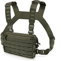 New 1000D Nylon Men Chest Bag Reflective Strips EDC Hip-hop Streetwear Backpack Multiple Pockets Nylon Chest Rig Bag Hiking