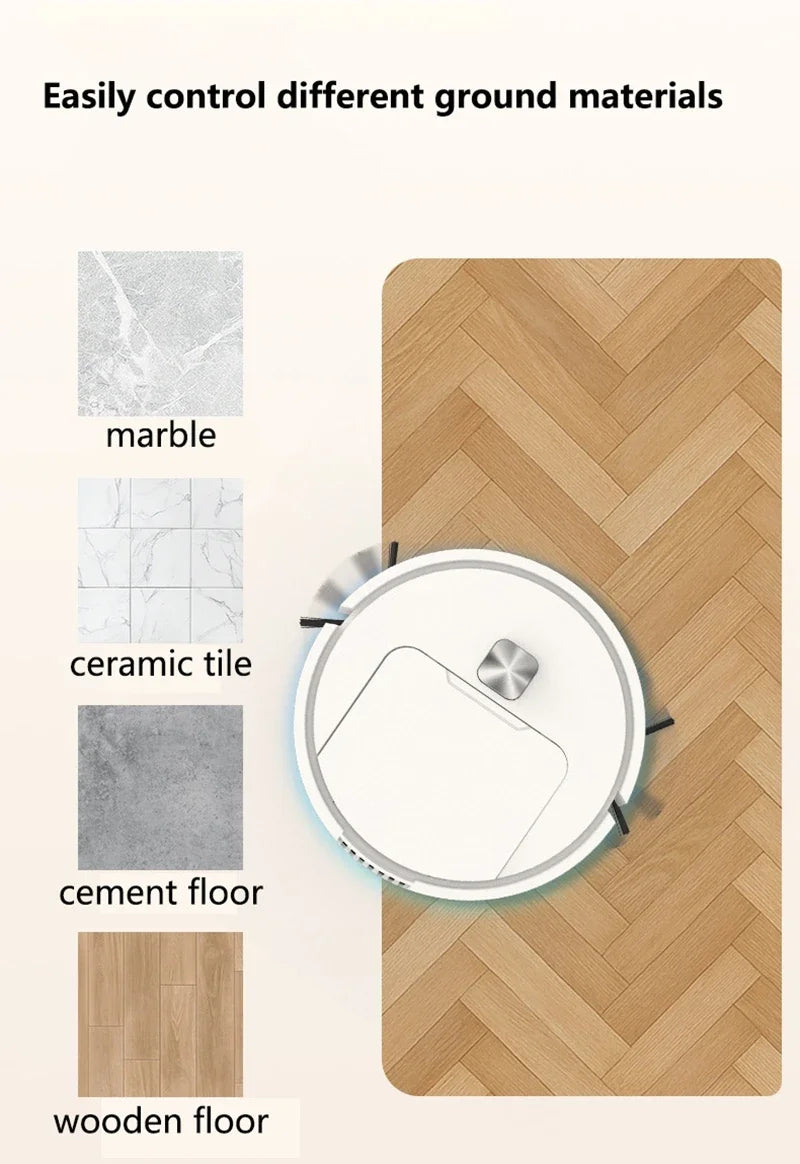 3 in 1 Mini Intelligent Sweeping Robot Suction Sweeping Mopping Household Use Small Appliances Ultra-thin Cleaner