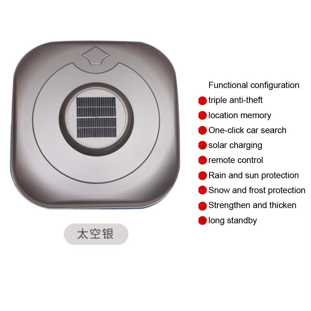 Automatic Car Cover Solor energy Full-automatic Car Cover with Intelligent Remote Control quick and convenient Sunshade Cover