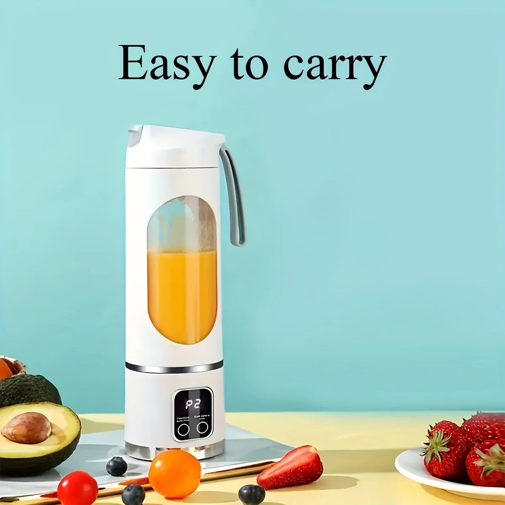 Portable USB-Rechargeable  Blender & Juicer，500ML Portable juicer Shakes and Smoothies Blender，Small Blenders，Mixing，Compact