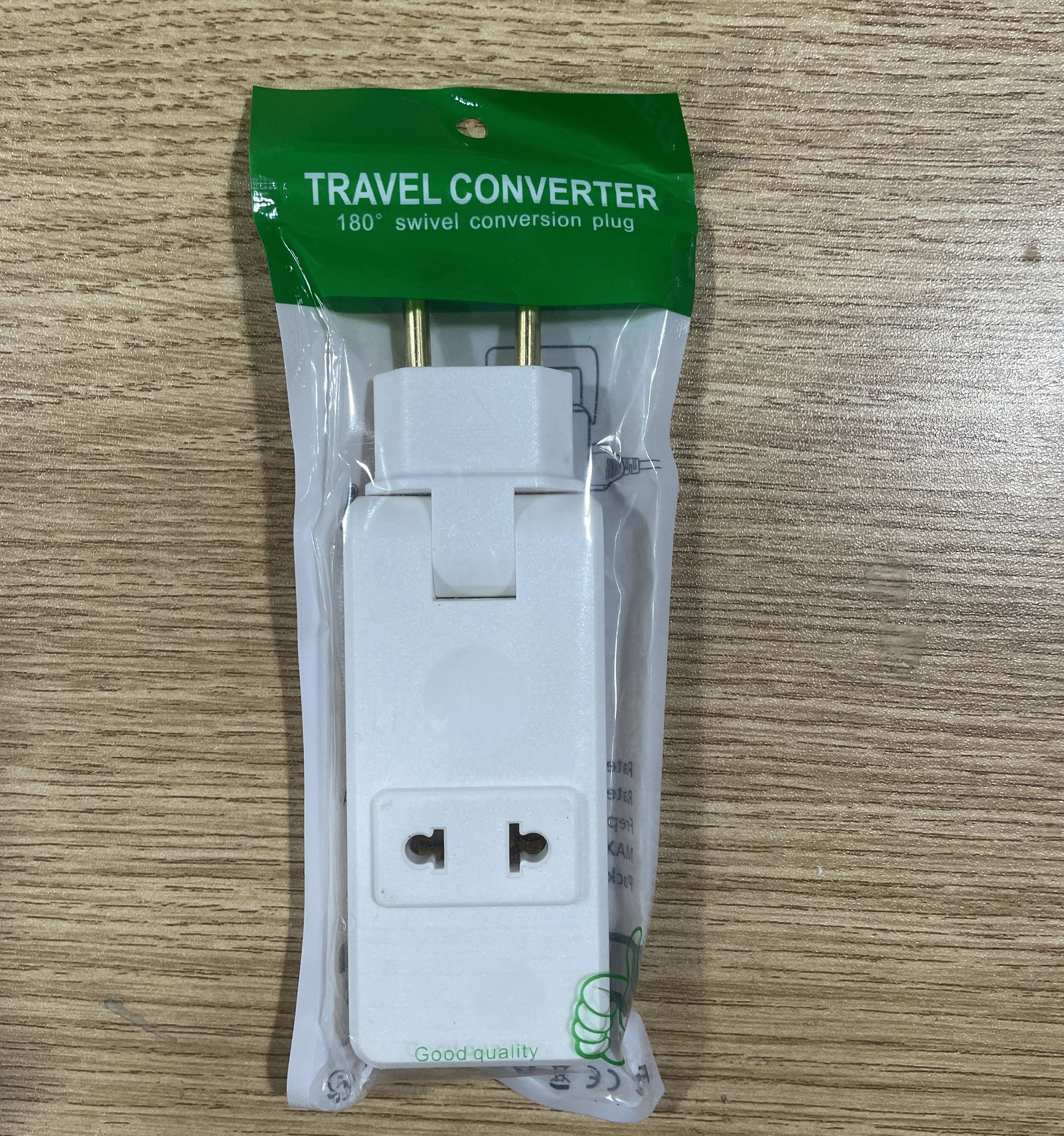 1pc New Electrical Outlet Extender Seat Extender - Power Socket Extender In Three Specification Rotatable Folding Portable Tonfa