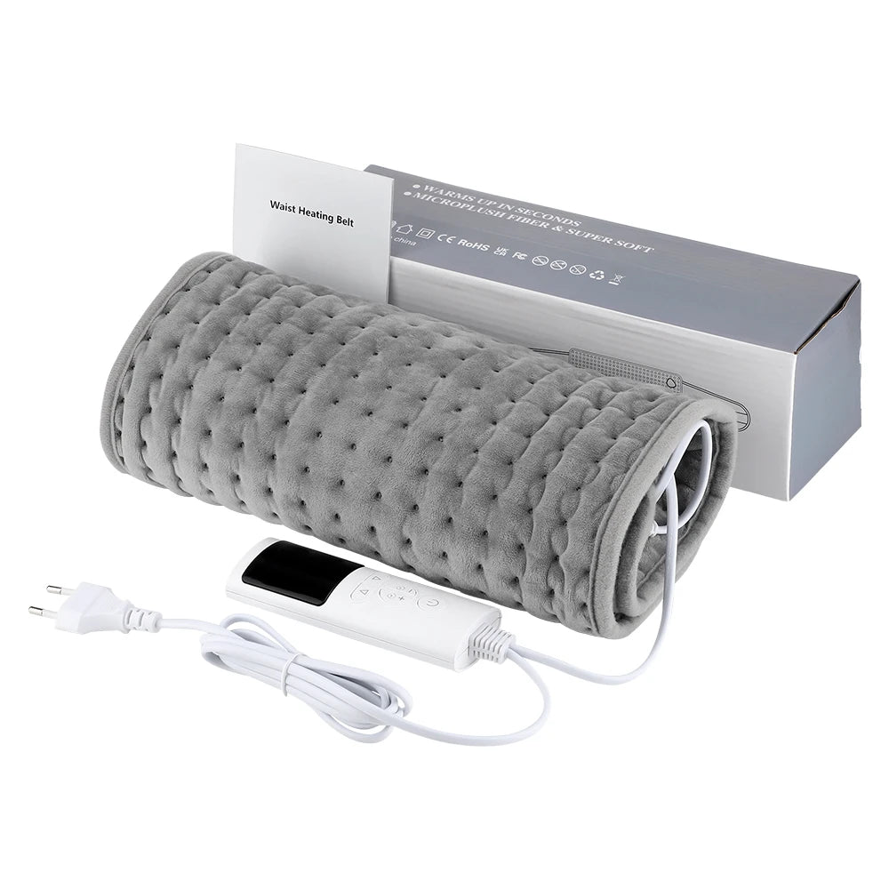 Electric Heating Waist Belt Portable Thermal Pad Office Home Adjustable Temperature Lumbar Belt Warming Abdomen Back Hand Warmer