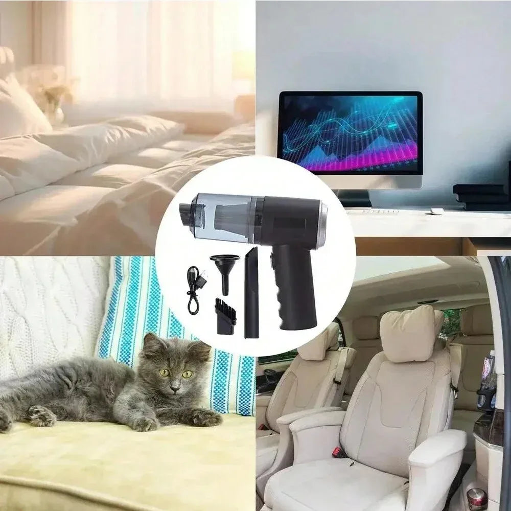 Vacuum Cleaner For Motor USB Charging ATV Car Household Vacuum Cleaner For Car with Fully Automatic High Power Powerful Cleaning