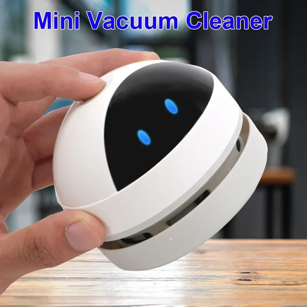 Mini Vacuum Cleaner Portable Desk Table Dust Vacuum USB Handheld Table Sweeper Hair Pencil Crumbs Cleaning Tool Vacuum Cleaner