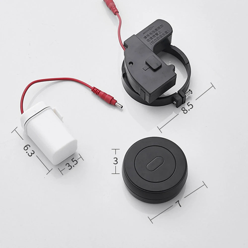 Automatic Toilet Sensor Smart Flusher Human Body Off-seat Water Flushing Valve for Household Defecation Bathroom Accessorie Tool
