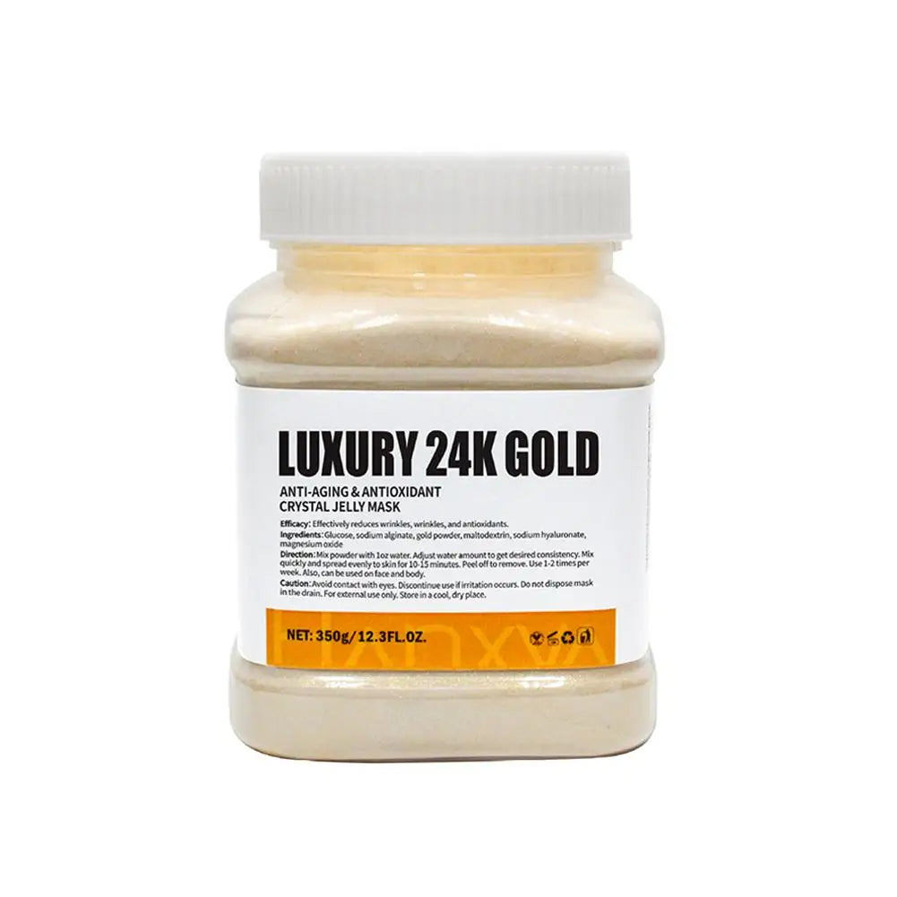 Gold Crystal Jelly Mask Powder Hydrating Brightening Moisturizing Facial Treatment Glowing Skin Care Product