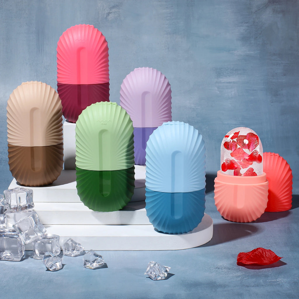 silicone face ice cube mold for Beauty and Skin Care silicon face ice roller