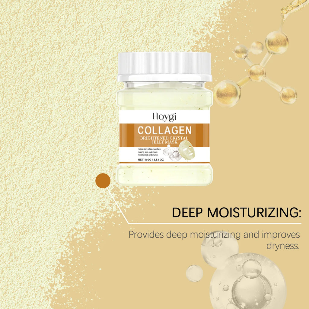 Jelly Mask Powder Hydrating Rose 24k Gold Soft SPA Nourishing Moisturize Peel OFF Facial Revitalizing Crystal DIY Facial Mask