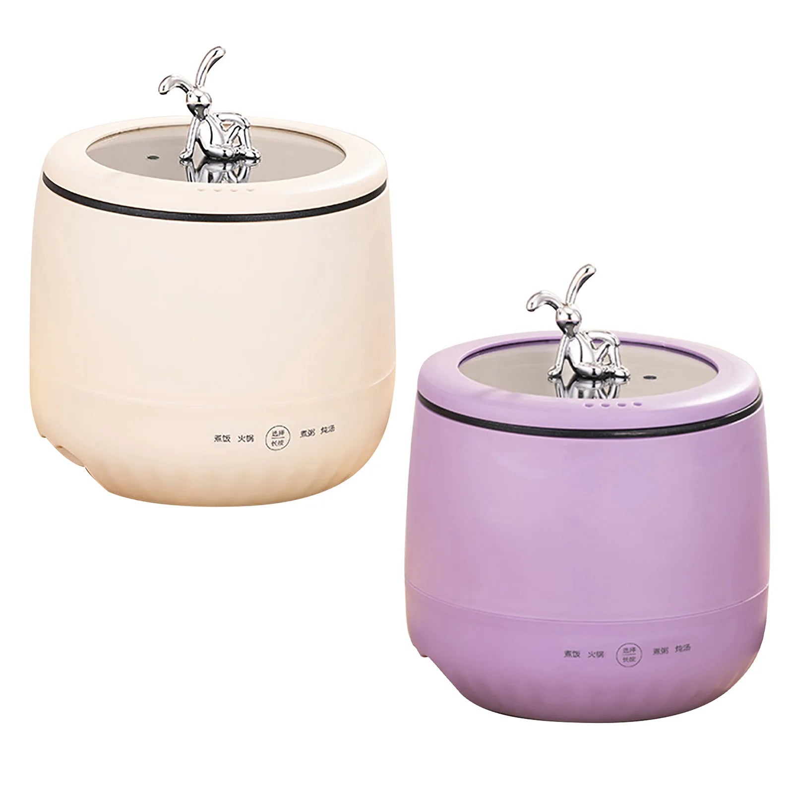 Mini Rice Cooker 1.8L Non Stick Smart Electric Rice Cooker for Grain Soup Porridge Stews