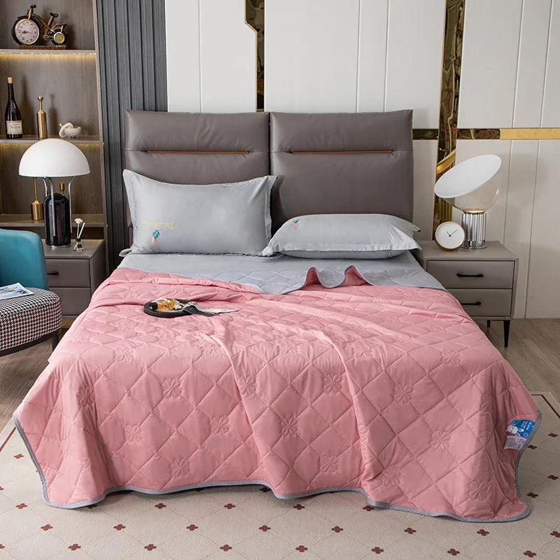 Summer Blanket, Cooling Blanket Self Cooling Blanket, Lightweight Thin Summer Blanket Double Sided, Cooling Blanket for Bed Sofa
