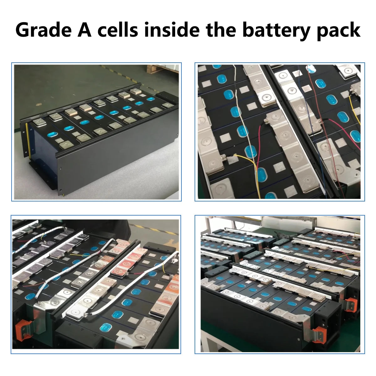 LiFePO4 Battery 48V 300Ah 15KW 51.2V 100Ah 600Ah Grade A Cells 10000+Cycles Bluetooth BMS CAN RS485 Built-in Equalizer EU No Tax