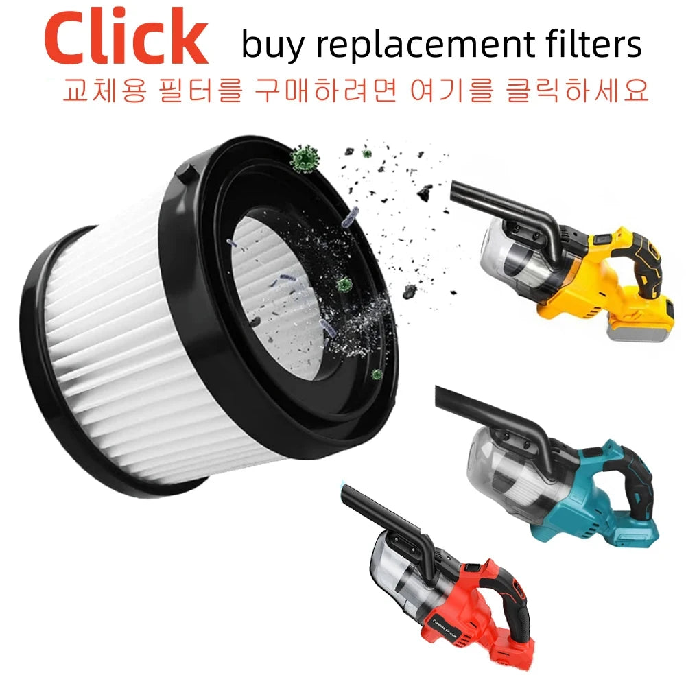 5 in 1 Handheld Electric Vacuum Cleaner with 400W Powerful Motor, 46 CFM Portable Hand Vacuum for Floor, Carpet, Car for Dewalt