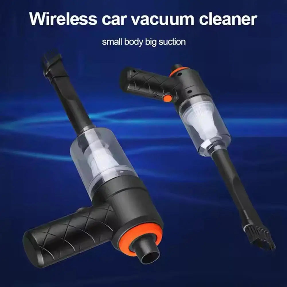 Mini Car Wireless Vacuum Cleaner Portable Strong Suction Household Cleaning Equipment Handheld Dust Collector Car Dust Blower