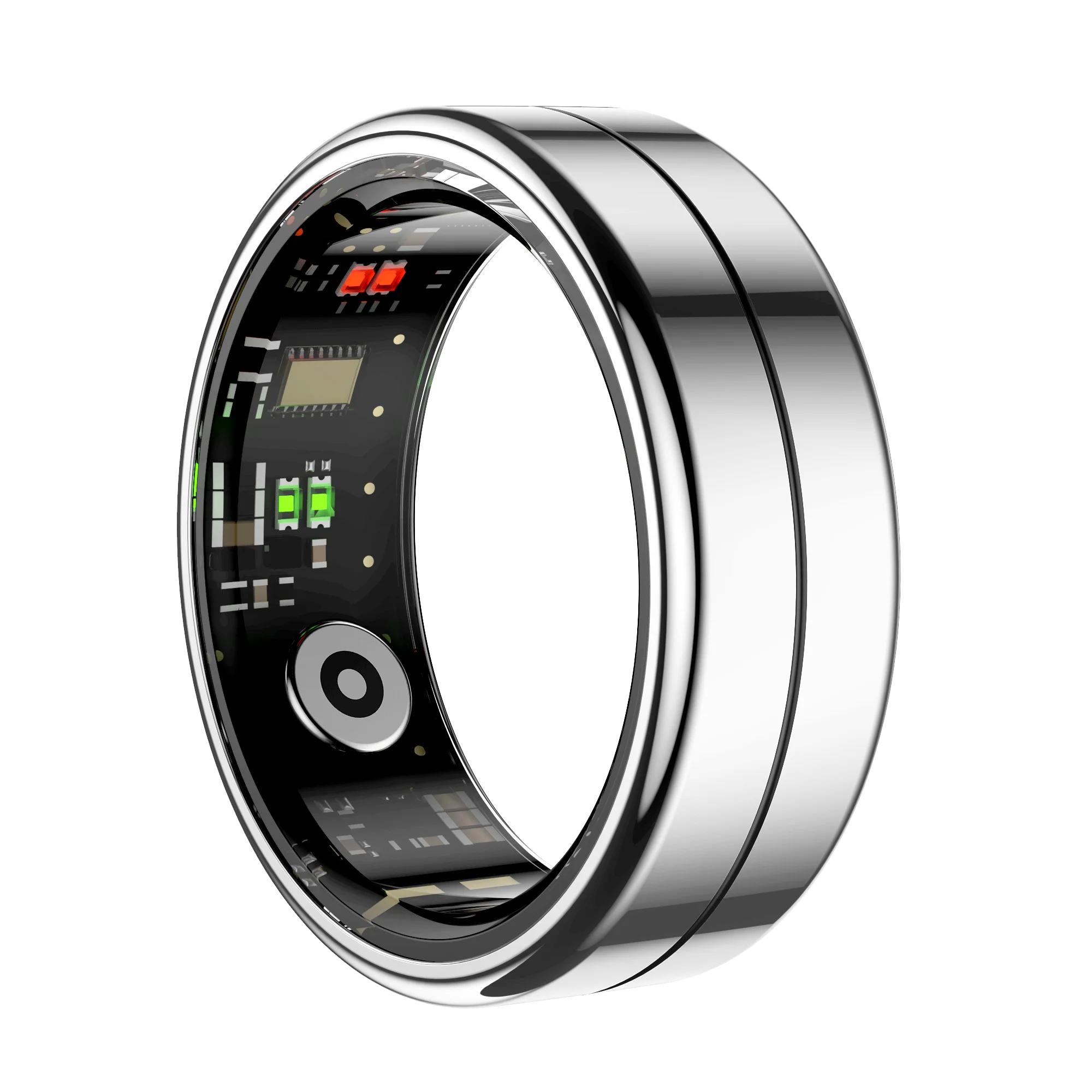 R04 Smart Ring for Men Women 5ATM Waterproof With Charging Case Health and Sleep Monitor Ring Multi-sport Mode Camera Control