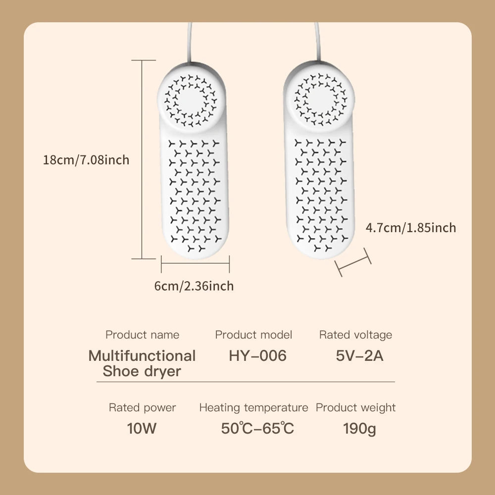 Electric Shoe Dryer Boot Warmer Smart Timing Fast Heating Drying Machine Winter Heater For Shoes Eliminate Odor Deodorizer