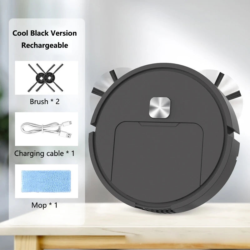3 in 1 Mini Intelligent Sweeping Robot Suction Sweeping Mopping Household Use Small Appliances Ultra-thin Cleaner