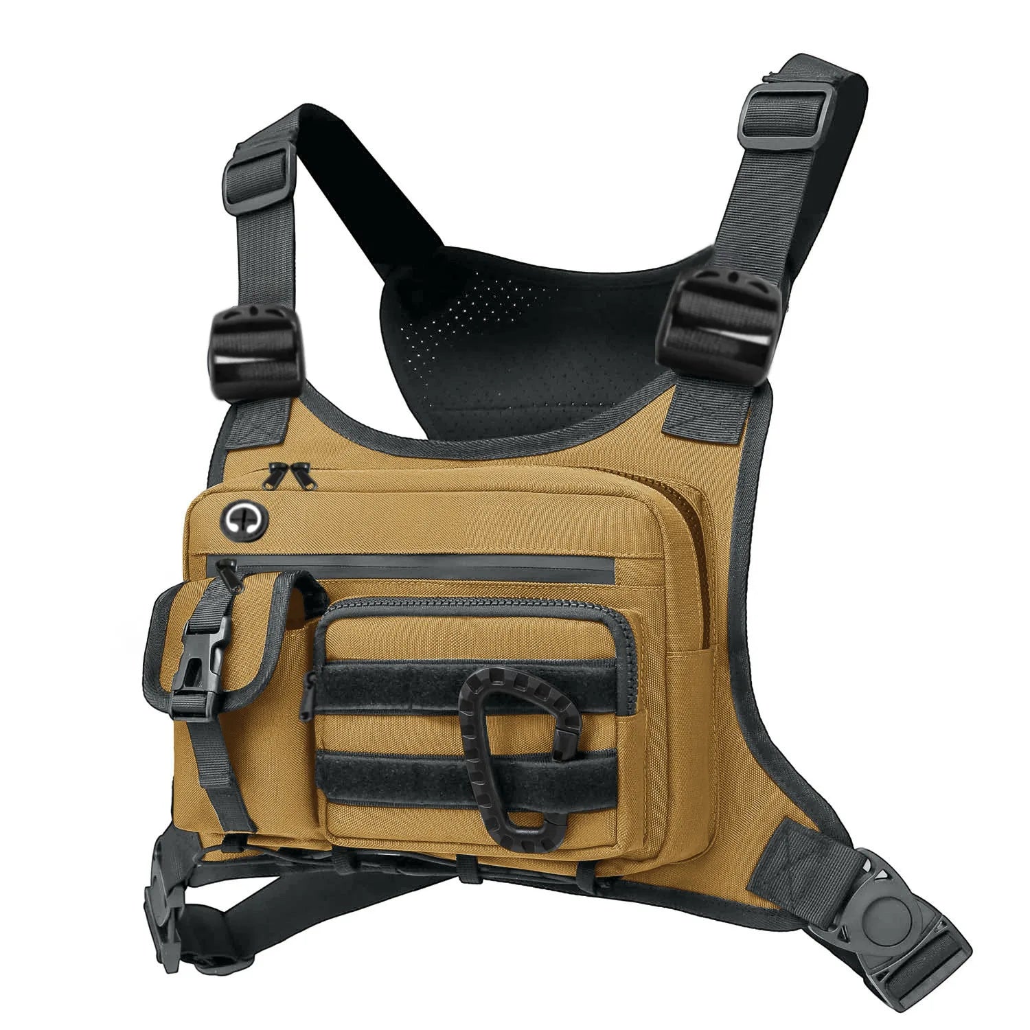 Outdoor Tactical Vest Multi-Functional Sports Vest Backpack Men's Tactical Chest Bag for Hunting Camping Traveling