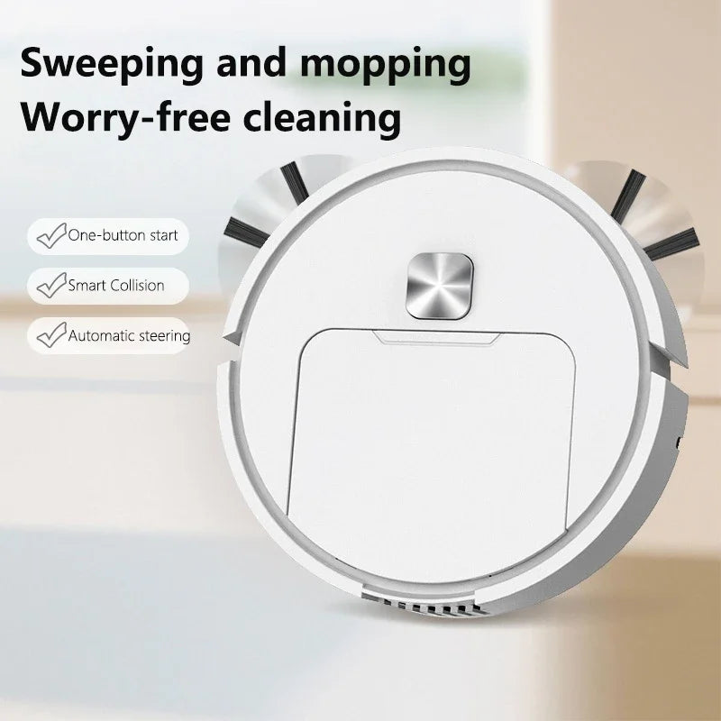 3 in 1 Mini Intelligent Sweeping Robot Suction Sweeping Mopping Household Use Small Appliances Ultra-thin Cleaner