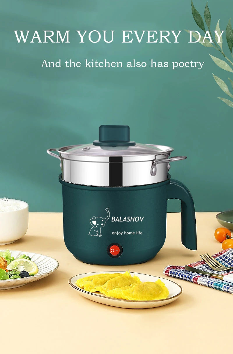 Mini Electric Rice Cooker Non-stick Cooking Machine Single/Double Layer Hot Pot Multifunction Electric Rice Cooker for Home