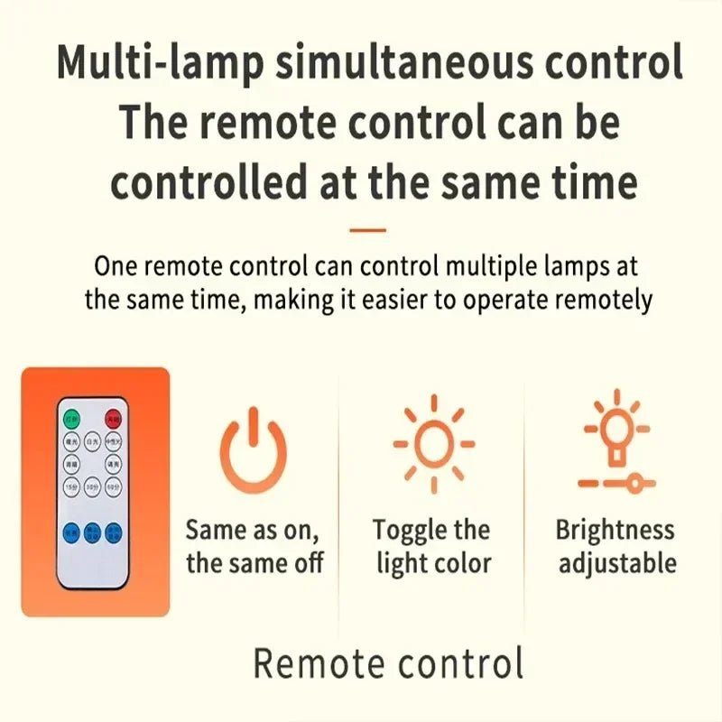 LED Motion Sensor Night Light Wireless Under Cabint Lights Dimmable USB Rechargeable Lighting Kitchen Aisle Closet Home Decor