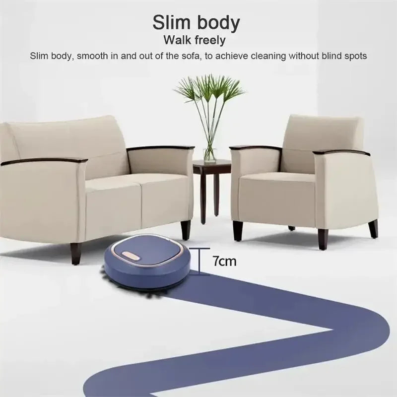 Lenovo Smart Sweeping Robot Mini Silent Vacuum Cleaner Sweep Mop Brush Three-in-one Multi-function Intelligent Cleaning Machine