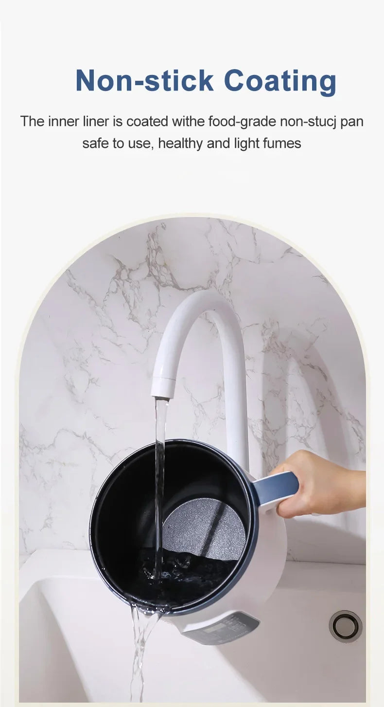 Mini Electric Rice Cooker Double Layer Multi Cooker Non-Stick Smart MultiCooker Electric Cooker Steamed Rice Pot for Home