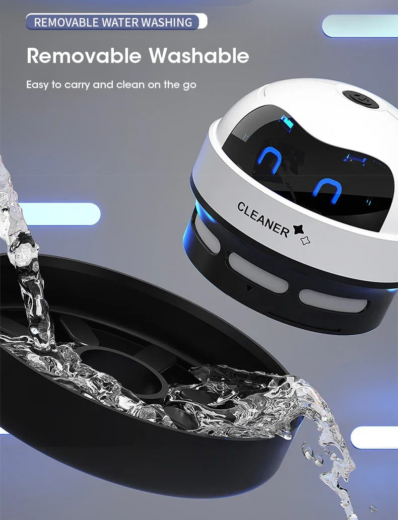 Mini Vacuum Cleaner Portable Desk Table Dust Vacuum USB Handheld Table Sweeper Hair Pencil Crumbs Cleaning Tool Vacuum Cleaner