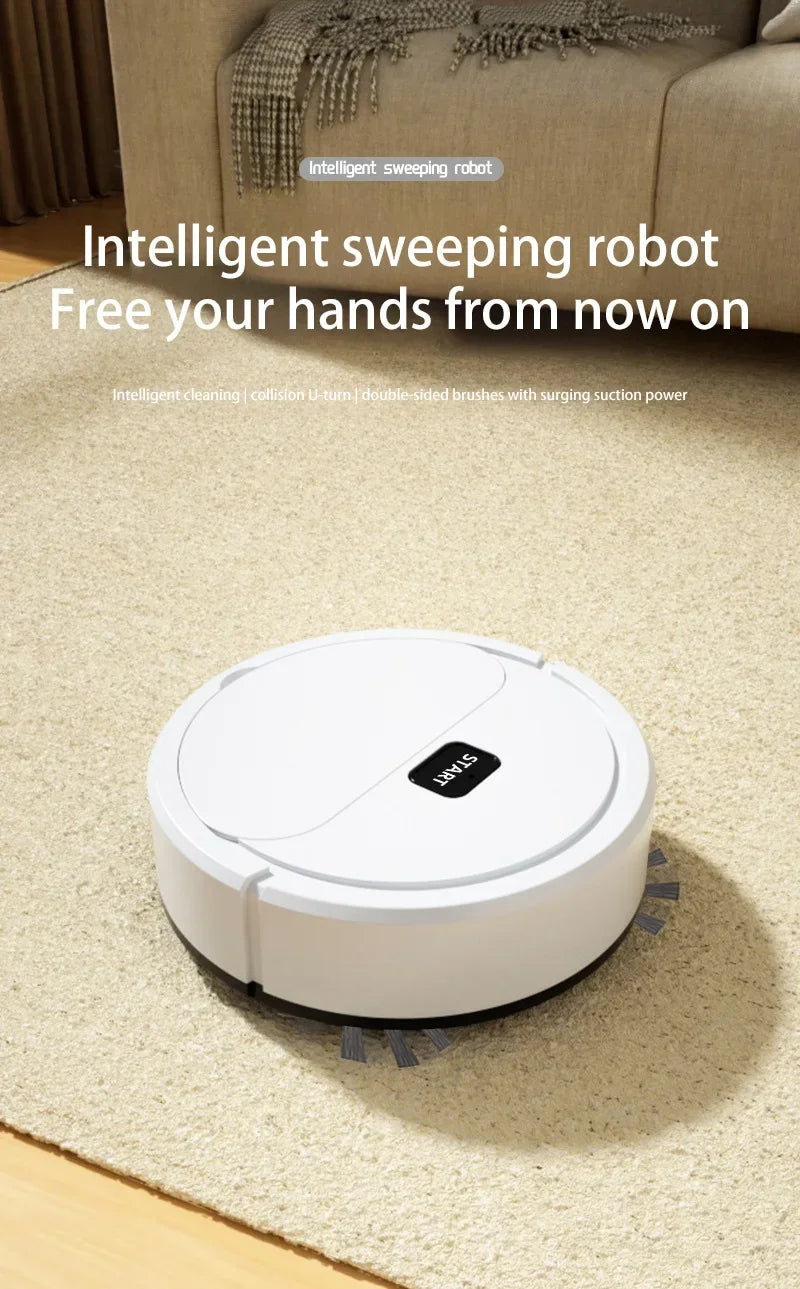 Smart Sweeping Robot Mini Silent Vacuum Cleaner Powerful Sweep Mop Brush 5-in-1 Multi-function Cleaning Machine For Home 2026