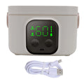 Electric Lunch Box Food Warmer Portable Insulation Mode Rechargeable 500ml Intelligent Constant Temperature Bowl for Travel