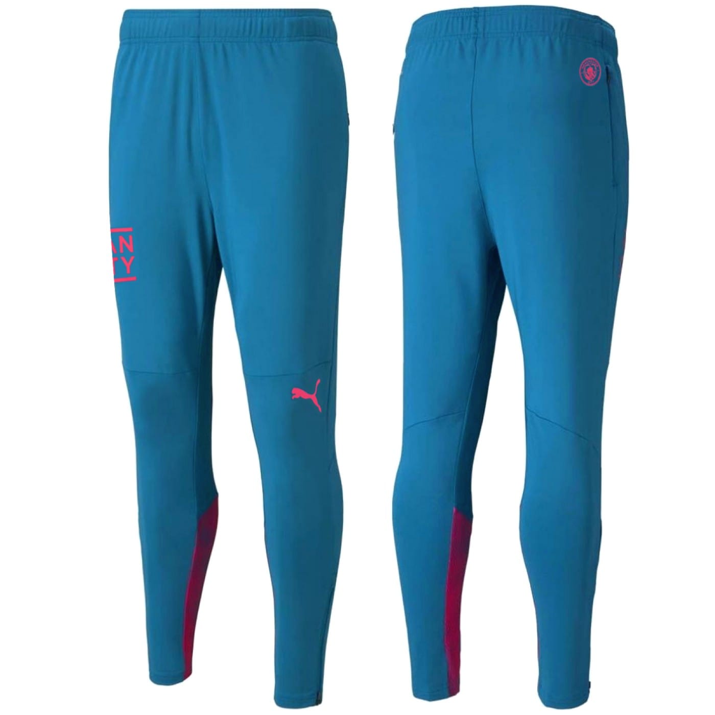 Manchester City white/blue training technical tracksuit 2022 - Puma